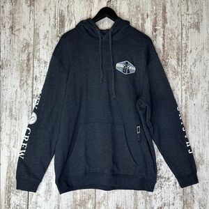 Salty Crew HighTail Hood Fleece Sweatshirt Sz L